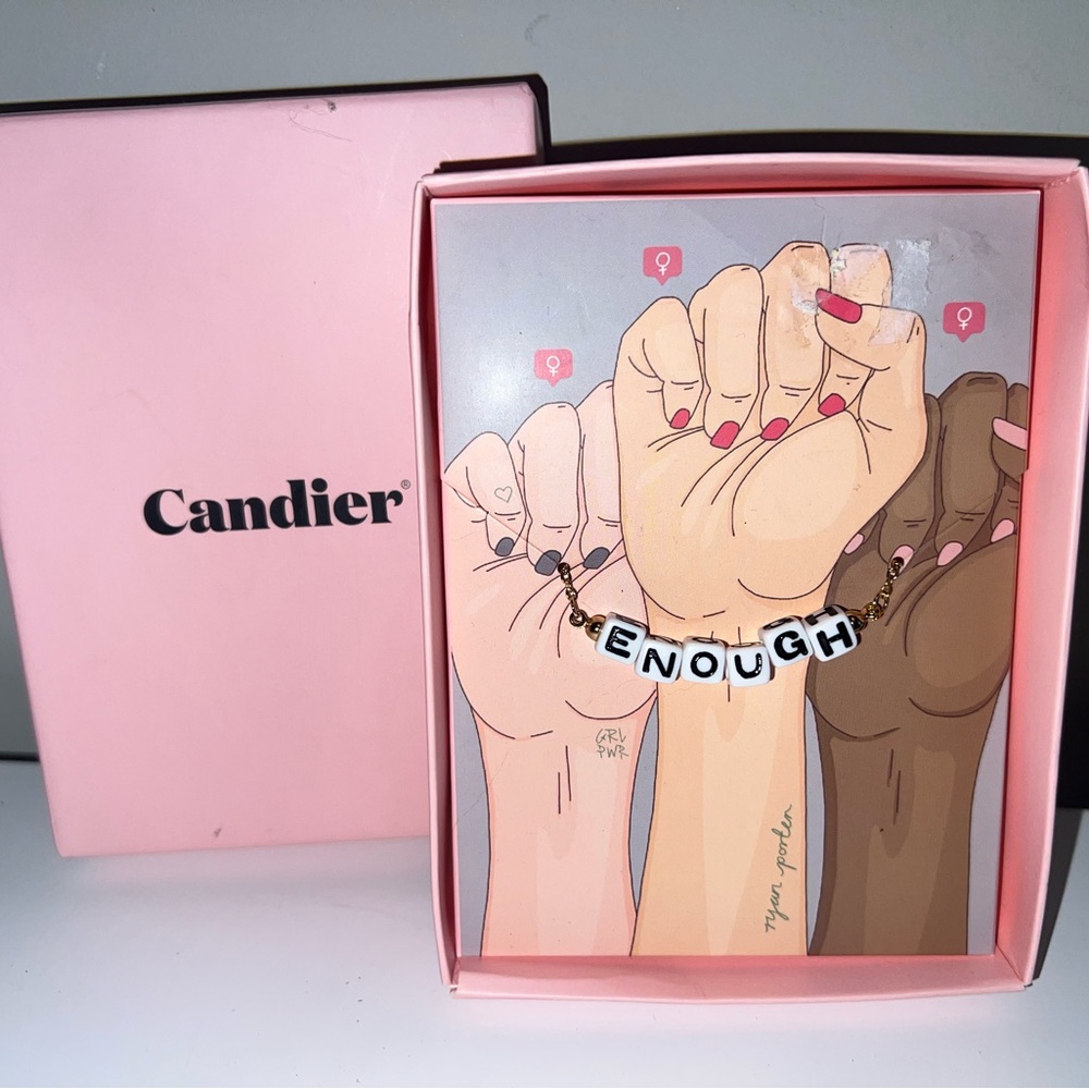 Candier 'Enough' Empowerment Bracelet